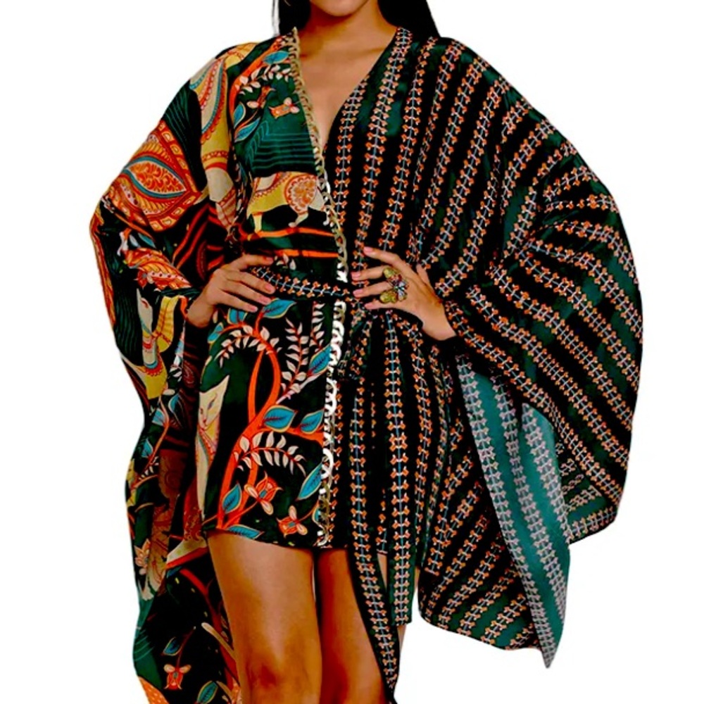 Limerick Kaftan style short dress.